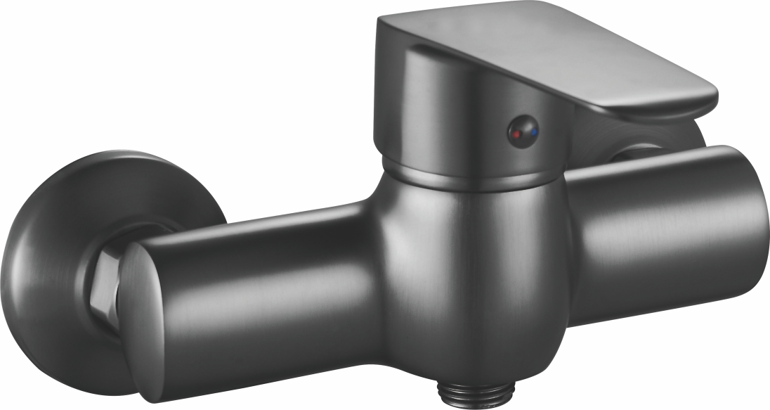 Gunmetal gray bathroom faucet