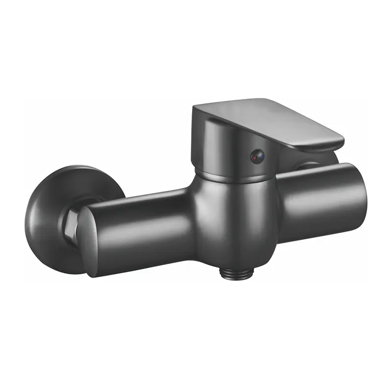 Gunmetal gray bathroom faucet
