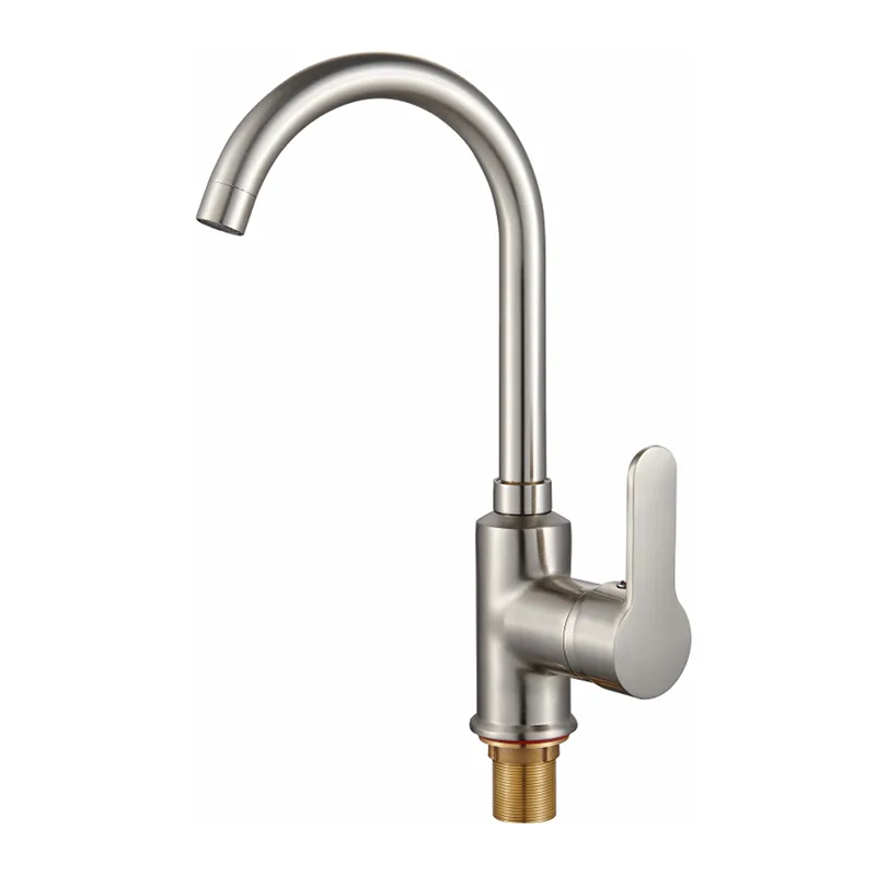 Stainless Steel Kitchen Faucet With Pull-Out Spray